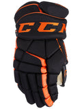 Black Orange Hockey Gloves Y513