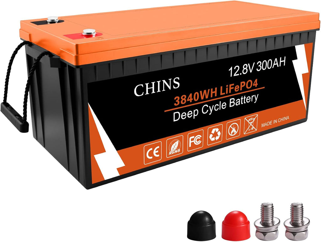 12V 100AH LiFePO4 Lithium Battery with 100A BMS F2976