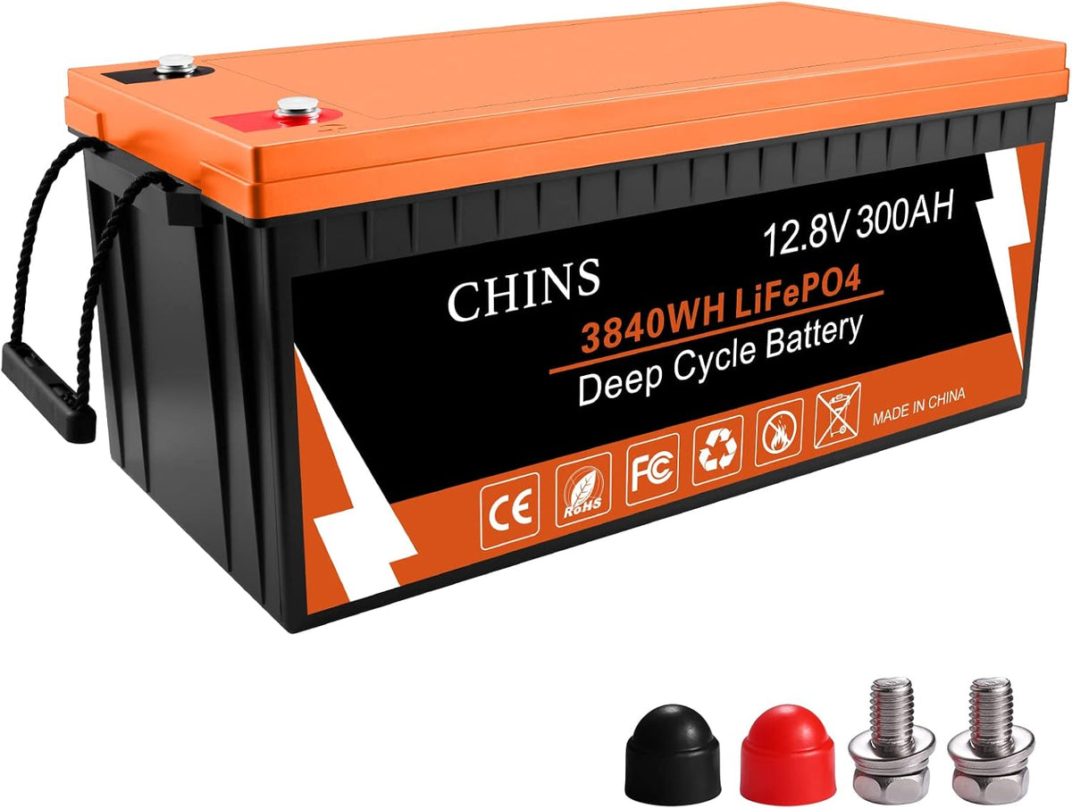 12V 100AH LiFePO4 Lithium Battery with 100A BMS F2976