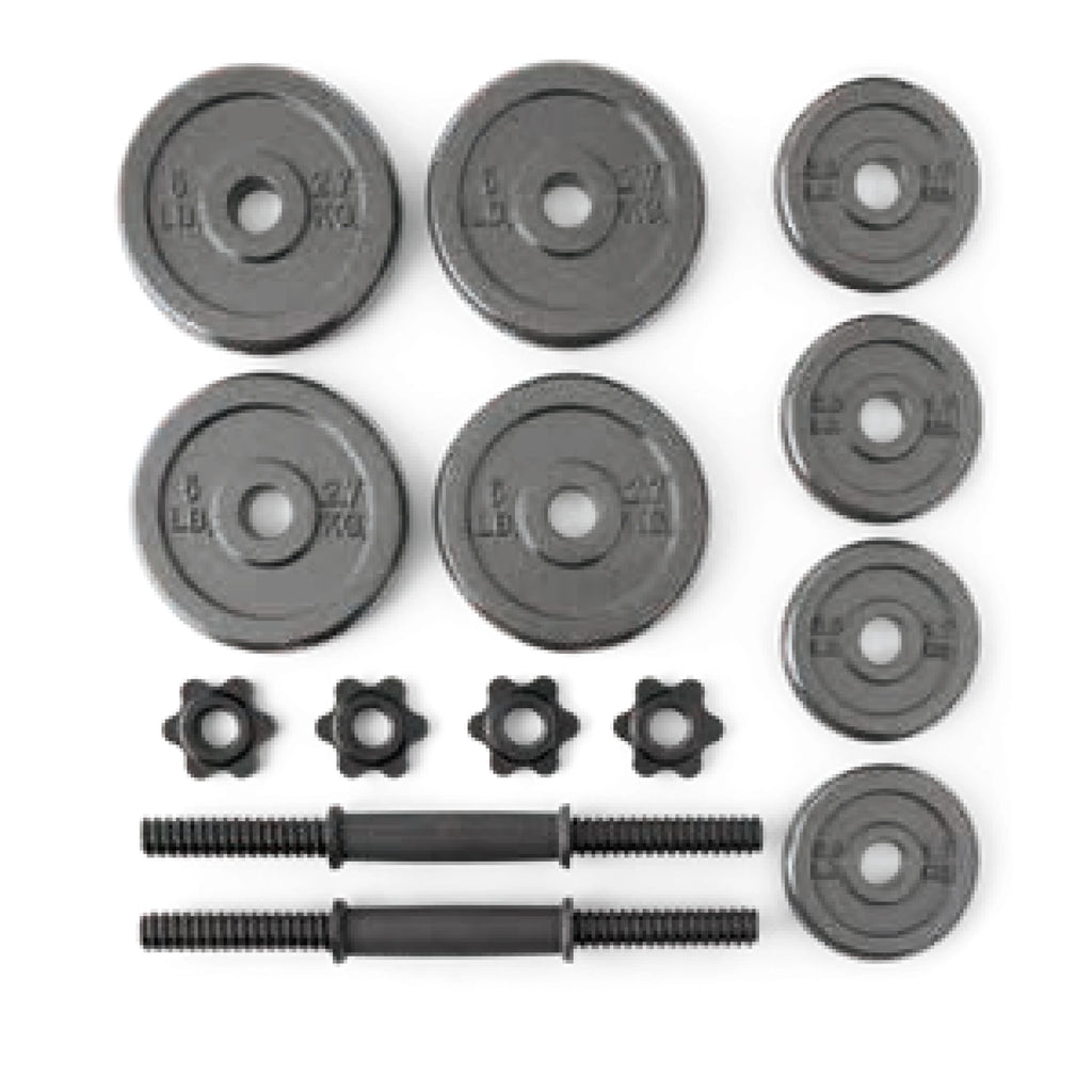 40lb Adjustable Cast Iron Dumbbell Set A479