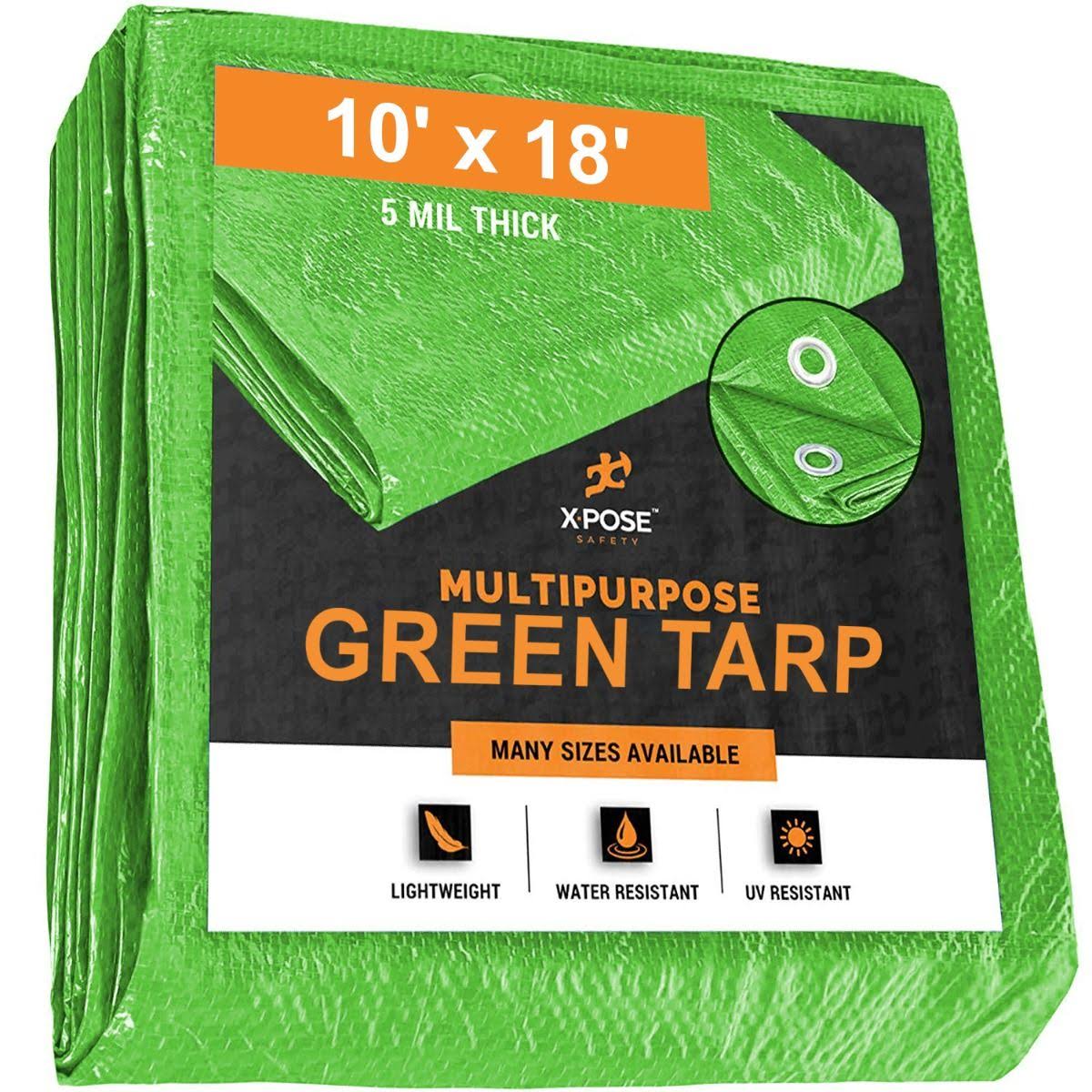 Green Poly Tarps 10 x 18 Case of 12 Y644
