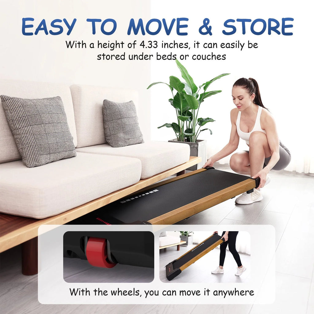 Walking Pad Treadmill 265 lbs Capacity with Remote Control T791