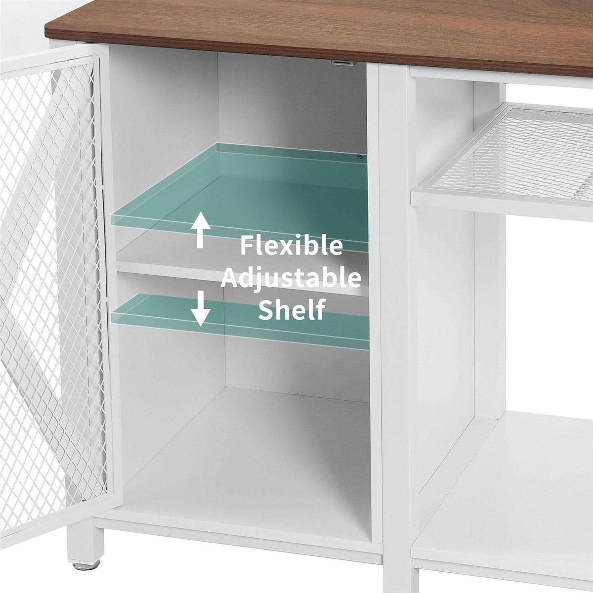 Heavy Duty Metal Aquarium Stand with Cabinet A977903