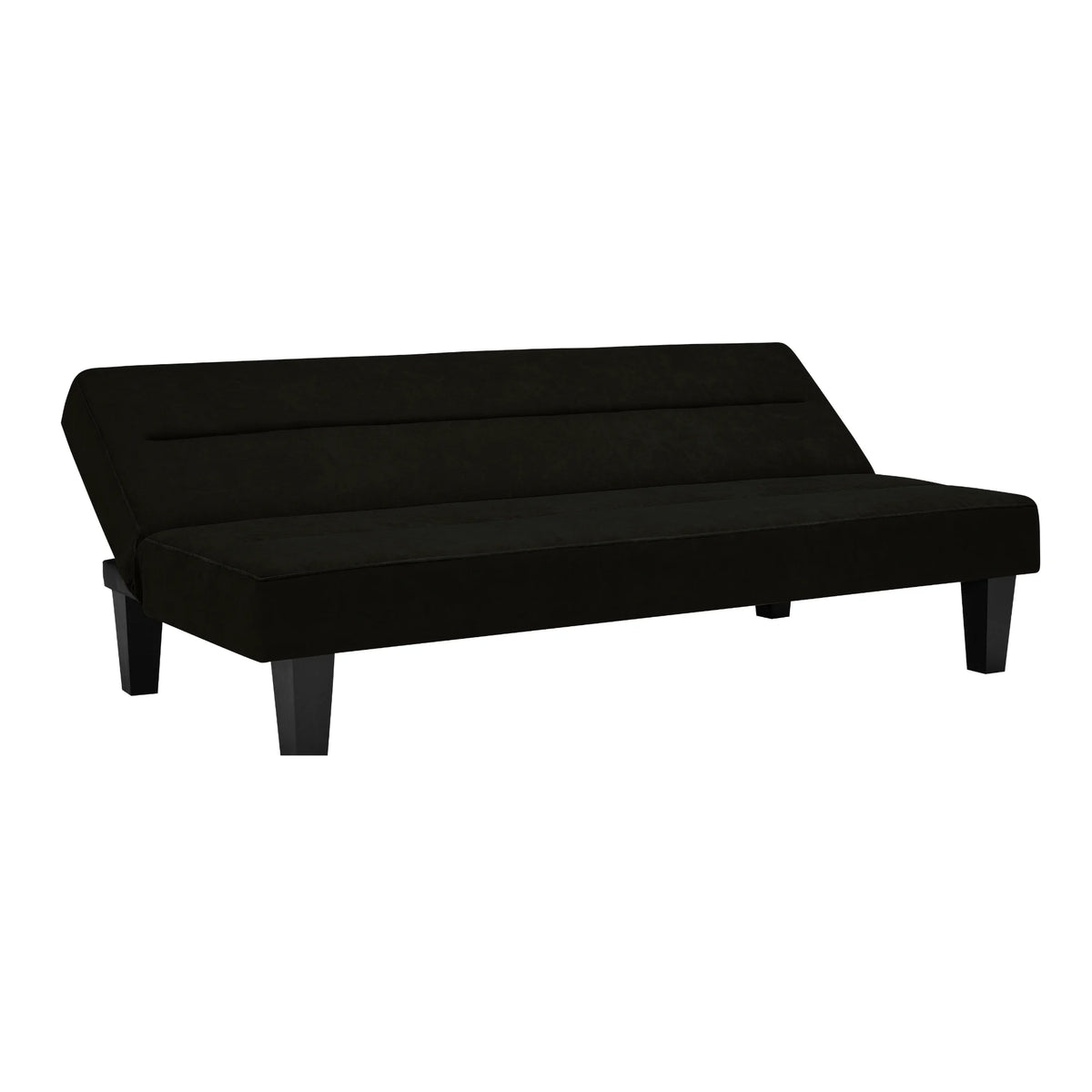 Black Microfiber Futon Y9883