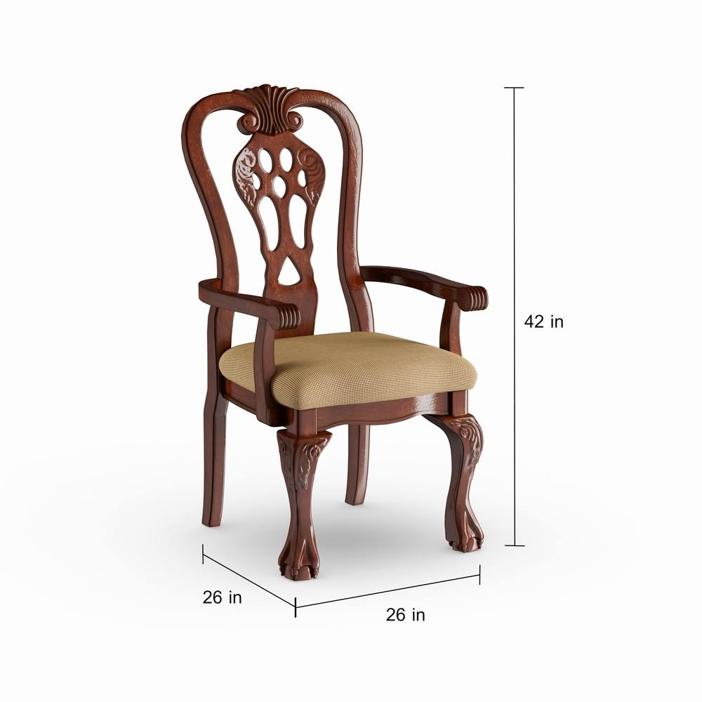 Cherry Arm Chair Set of 2 P21904