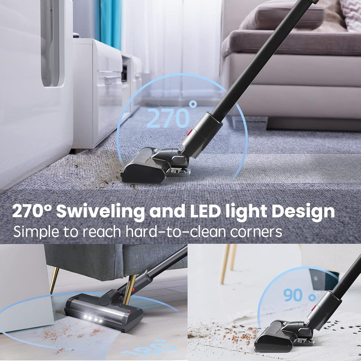 Cordless Stick Vacuum Cleaner 4 in 1 Handheld W9154