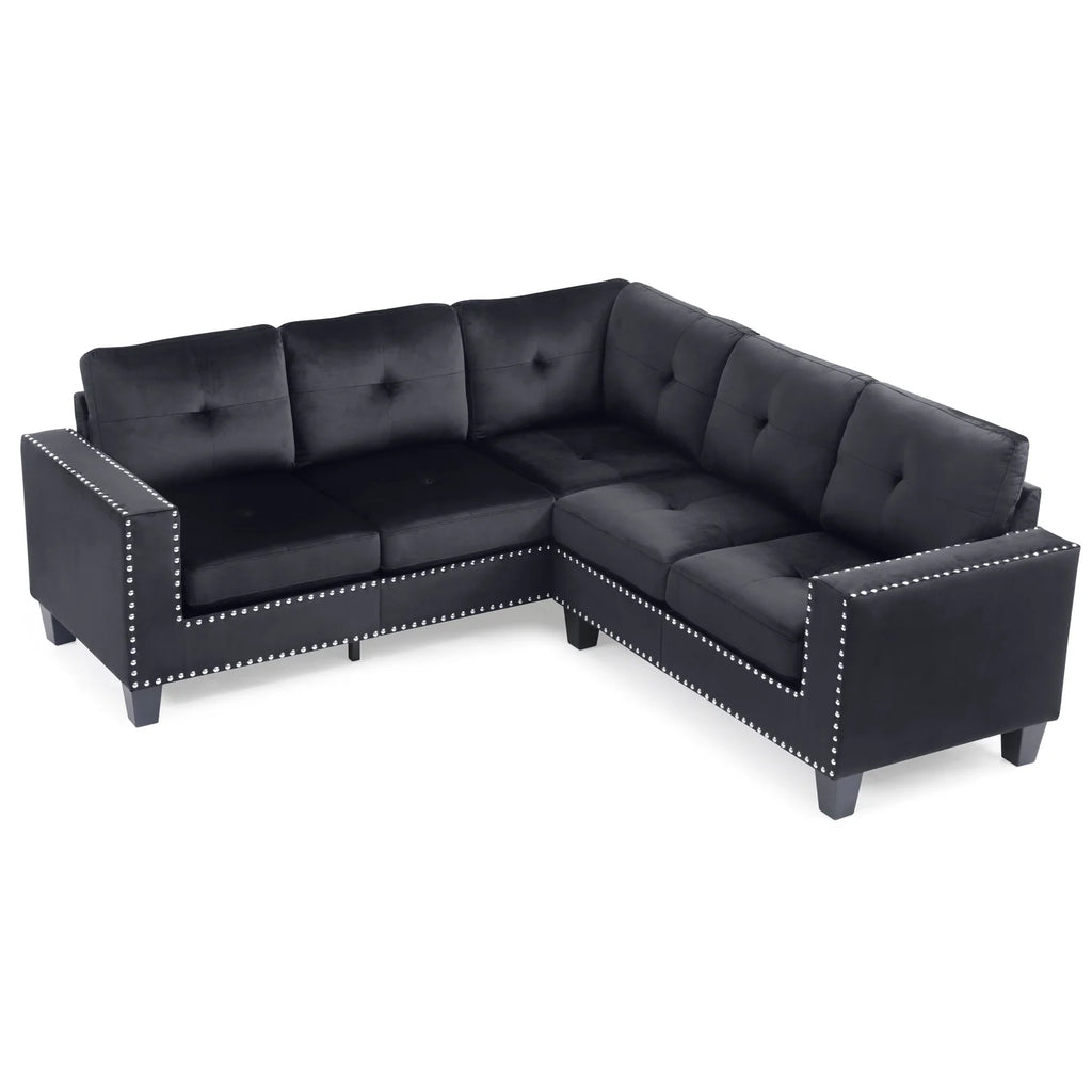 Black Sectional M49396