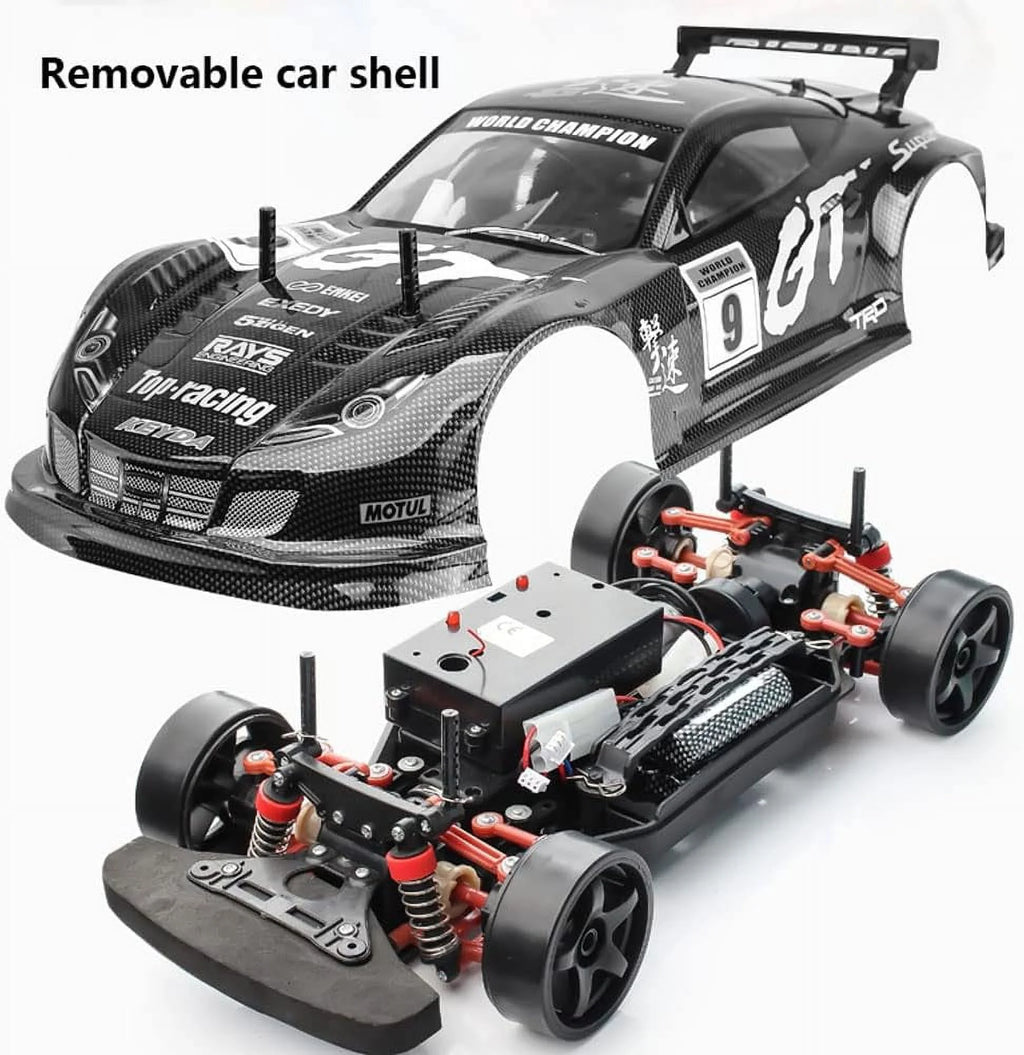 1:10 Scale 4WD Electric Remote Control Racing Car with 2 Batteries X14622