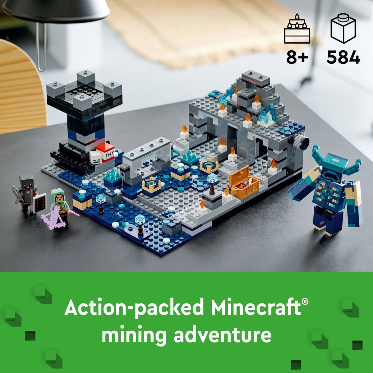 Minecraft Building Toy Set with Warden Figure P991