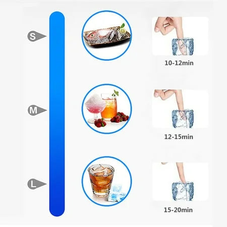 Commercial Ice Maker Machine 36 Ice Cube 130lb/24h X4472