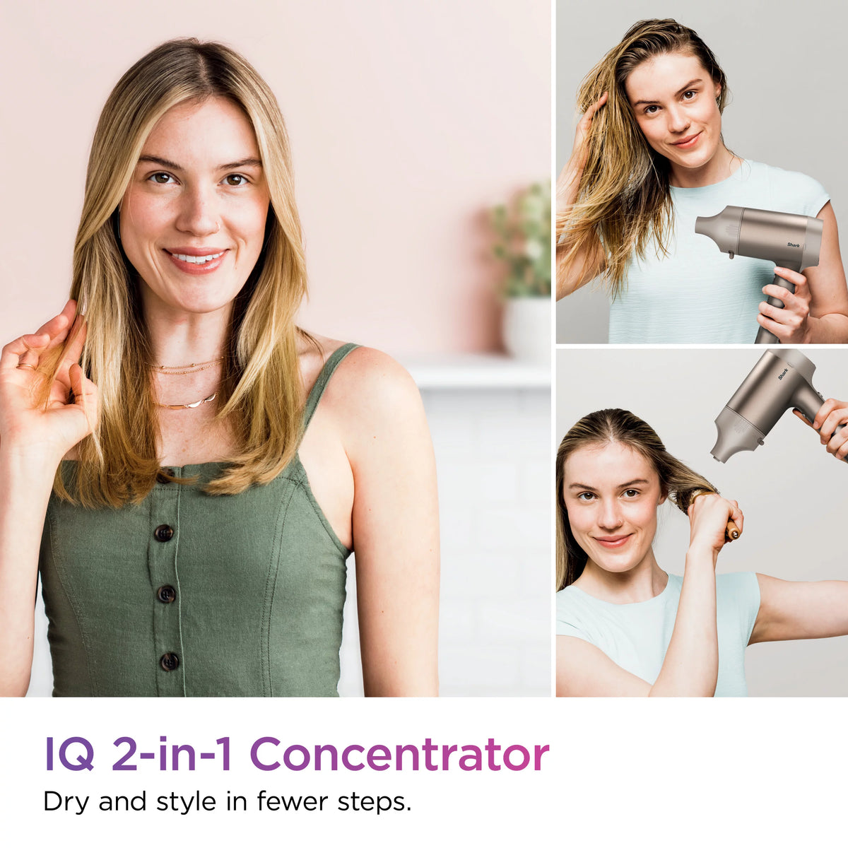 Fast-Drying Ionic Hair Blow Dryer with Concentrator Attachment T80999