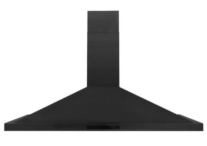 48 in. Convertible Vent Wall Mount Range Hood Black Stainless Steel R196473