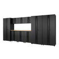 10-Piece Welded Steel Garage Storage System in Black N8820