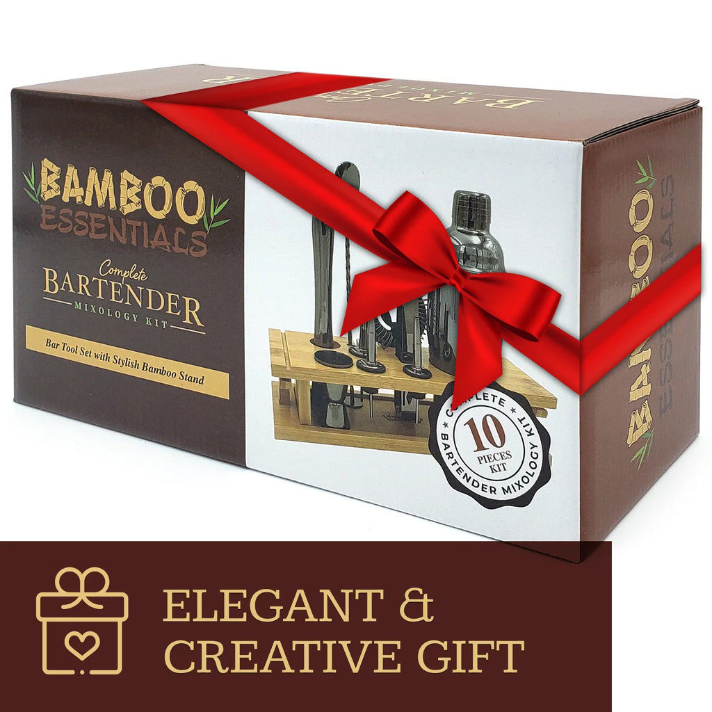 10-Piece Bamboo Bartender Kit D780250