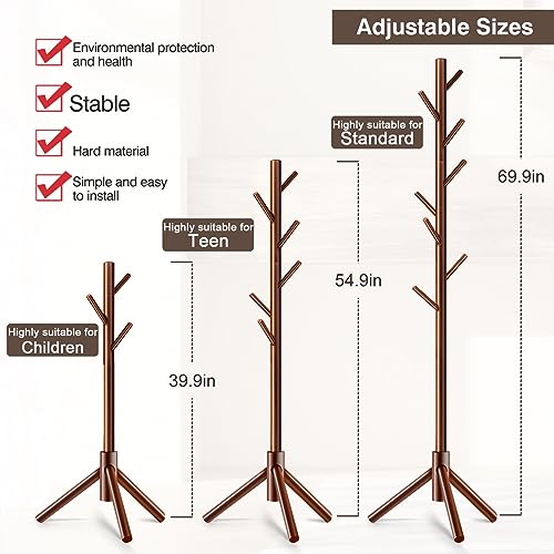 Freestanding Coat Rack with 8 Hooks X804