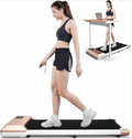 2 in 1 Under Desk Treadmill 300lbs Capacity with Remote Control U502309