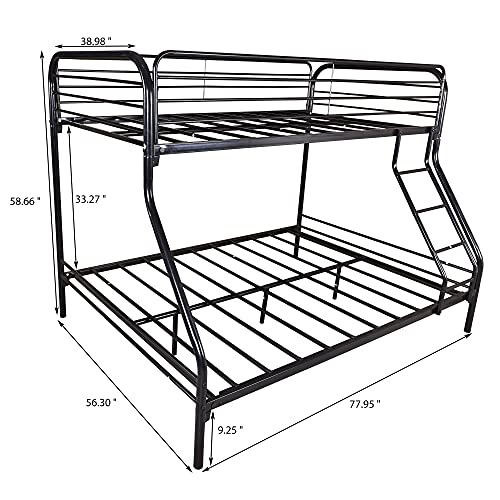 White Twin Over Twin Wood House Bunk Bed with Slide and Storage Staircase A103900