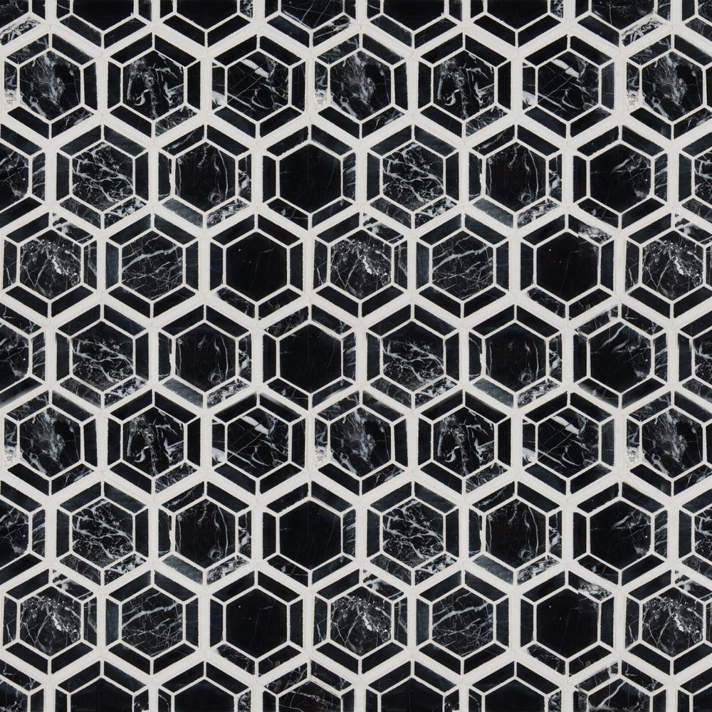 Polished Marble Mosaic Tile E69693