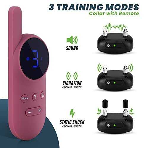 Shock Collar for Small Dogs with Sound Vibration & Shock P86655