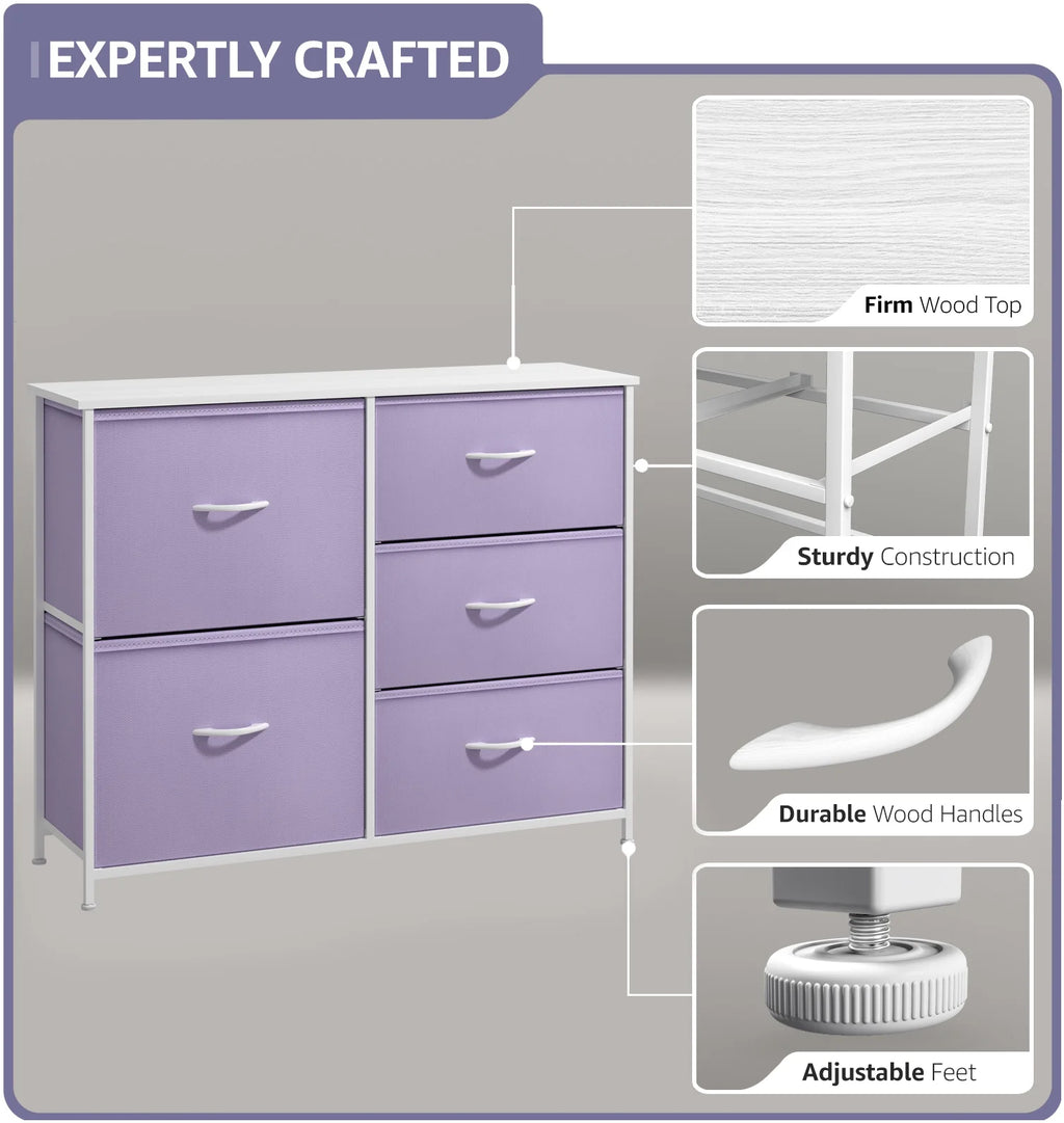 5 Drawer Dresser P9956