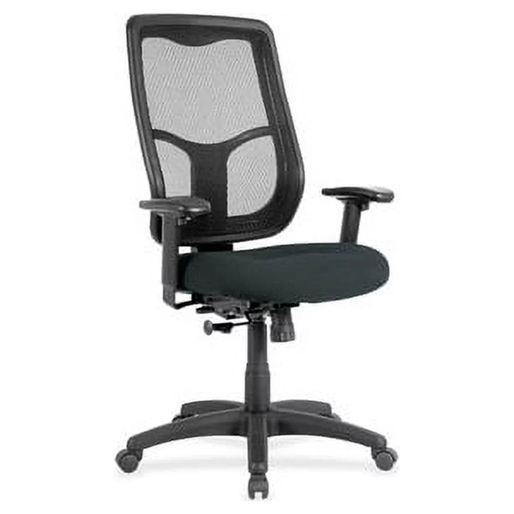 High-Back Executive Chair Black Fabric Seat I782