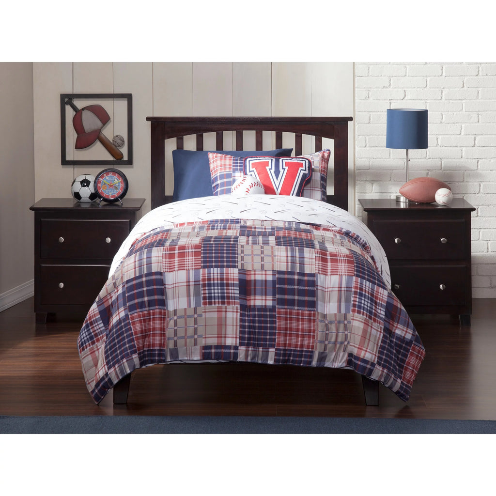Twin XL Platform Bed with USB Charging Station L80025