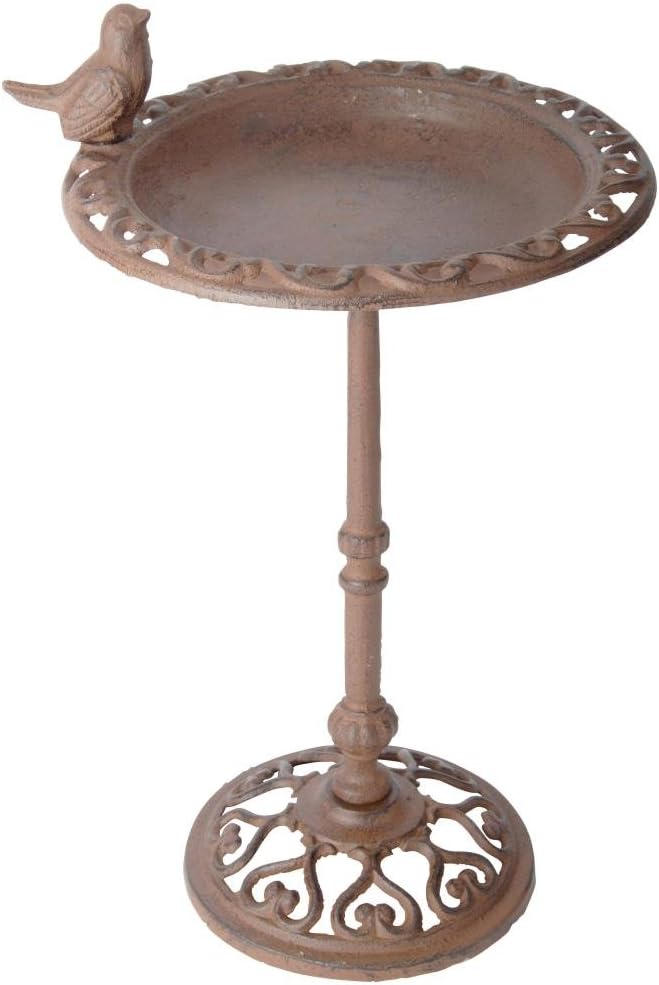 Cast Iron Standing Bird Bath N540