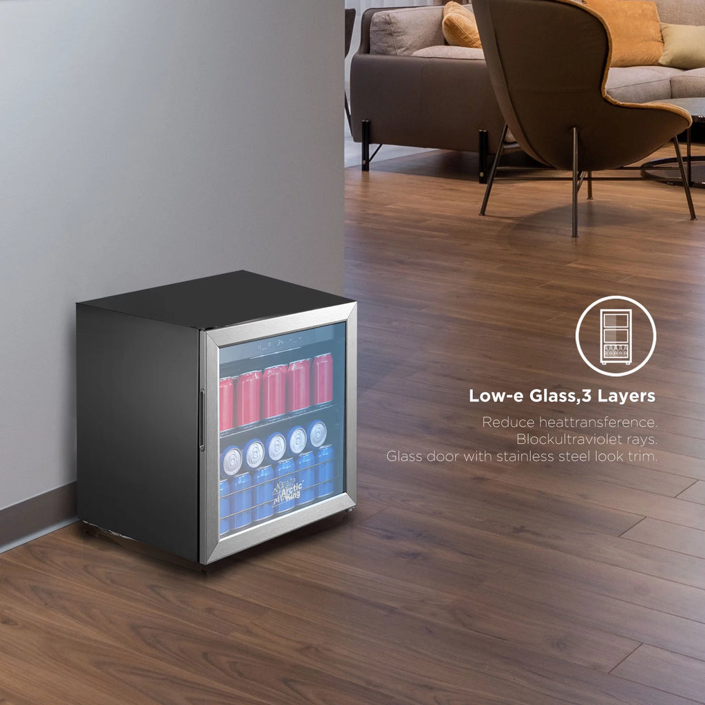 48-Can Beverage Fridge & Cooler with Electrical Control B493975