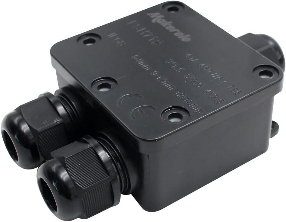 Waterproof IP68 External Junction Box 3 Way M25 Cable Connector H966