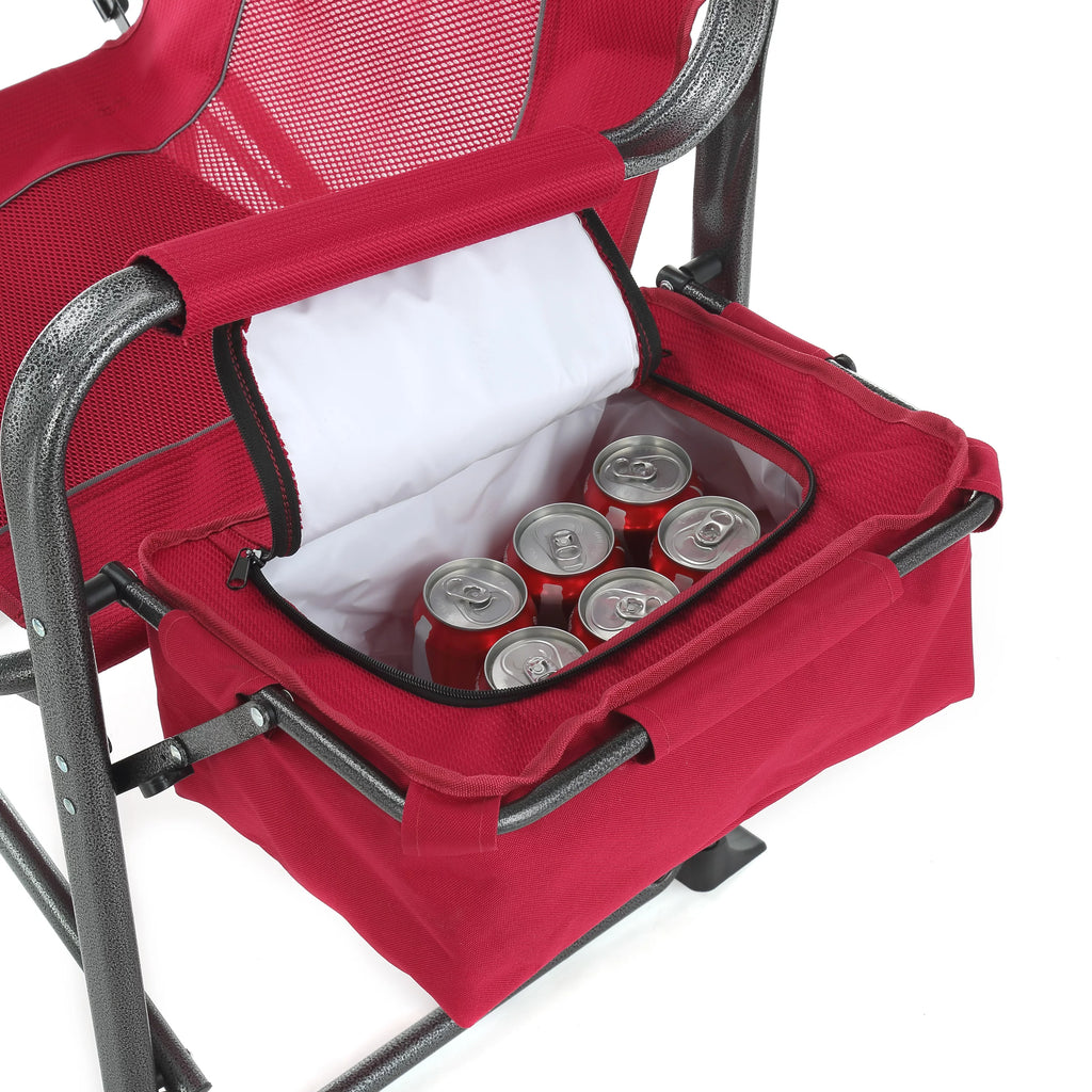 Folding Director's Chair with Side Table and Cooler W4461