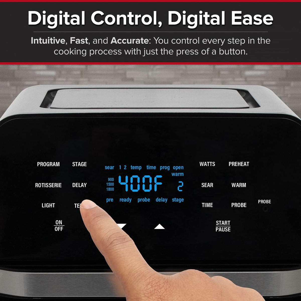 15.5-Quart Digital Air Fryer Oven with Rotisserie L3173
