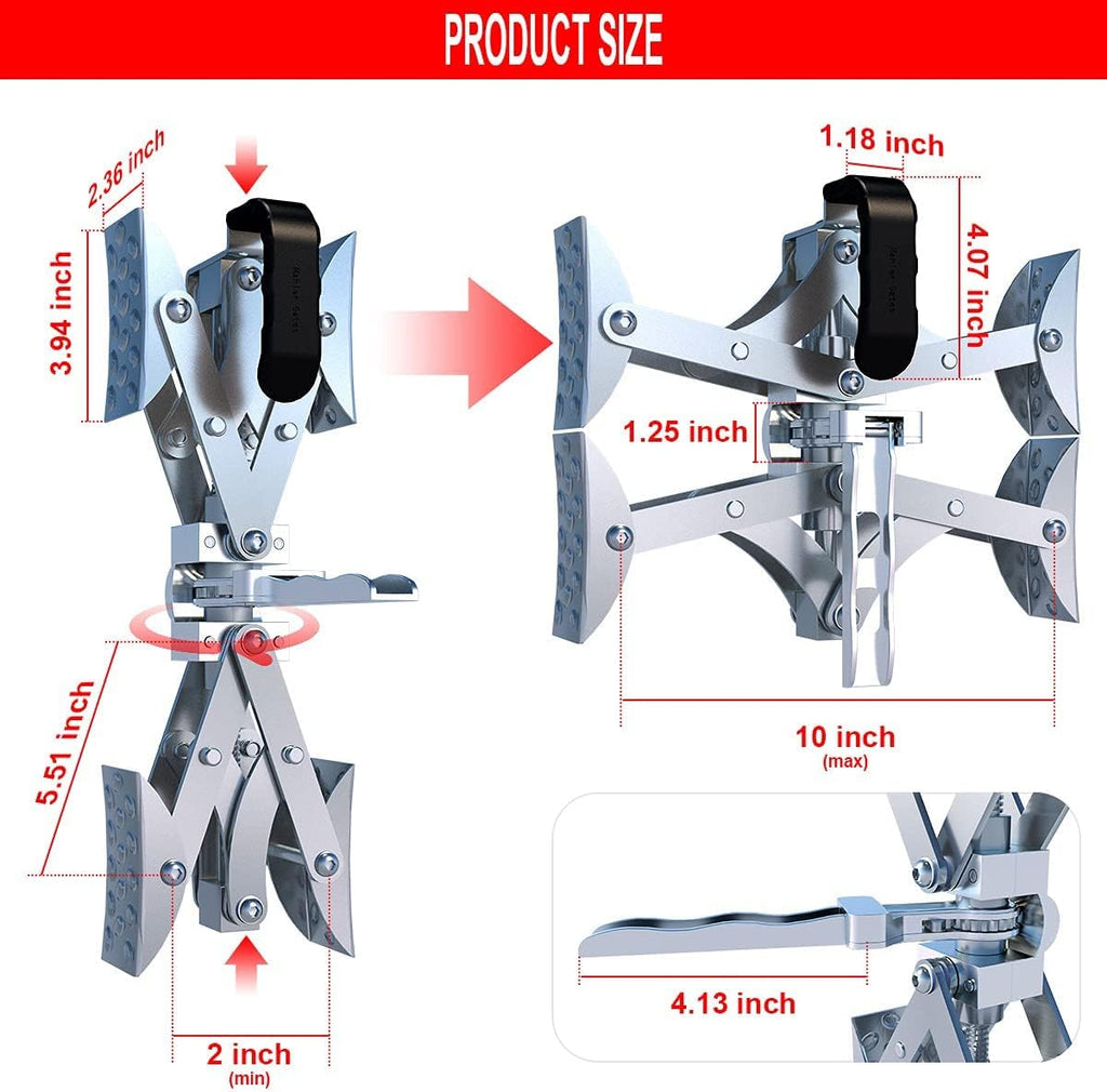 X-Shaped Wheel Stabilizer Set of 2 with Integrated Wrench P1990