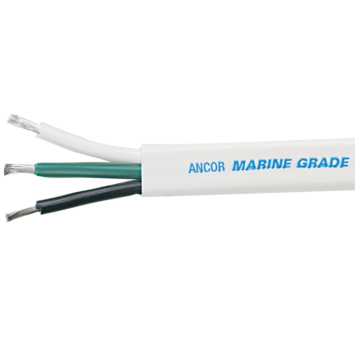 White 12/3 AWG Flat Triplex Cable J422