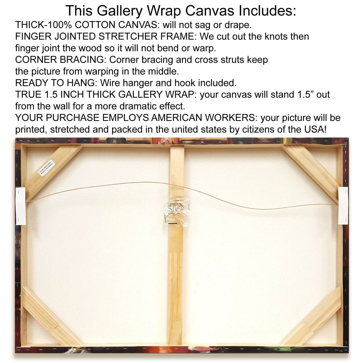 Garden Leaves Square Giclee on Gallery Wrap Canvas W484