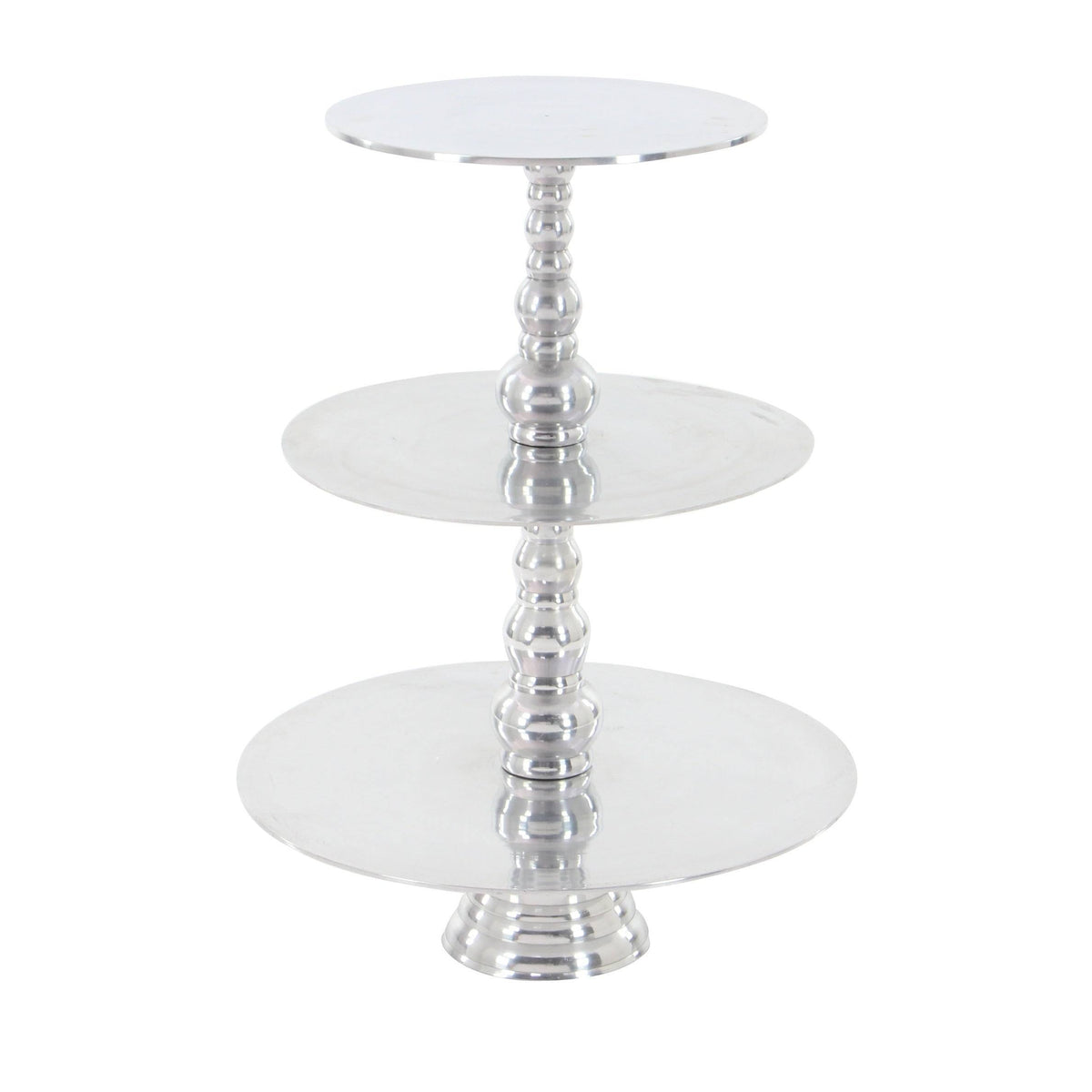 23 Inches High Aluminum 3/TIER Cake Stand L49500