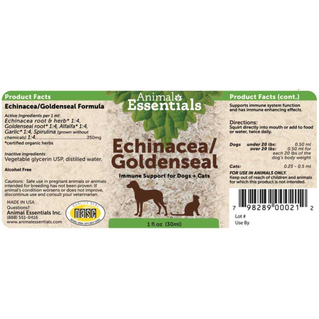 Echinacea Goldenseal Pet Supplies W326
