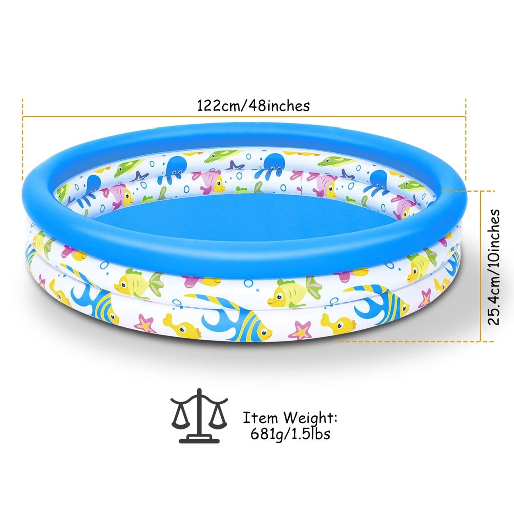 48x10in Inflatable Round Swimming Pool T5569