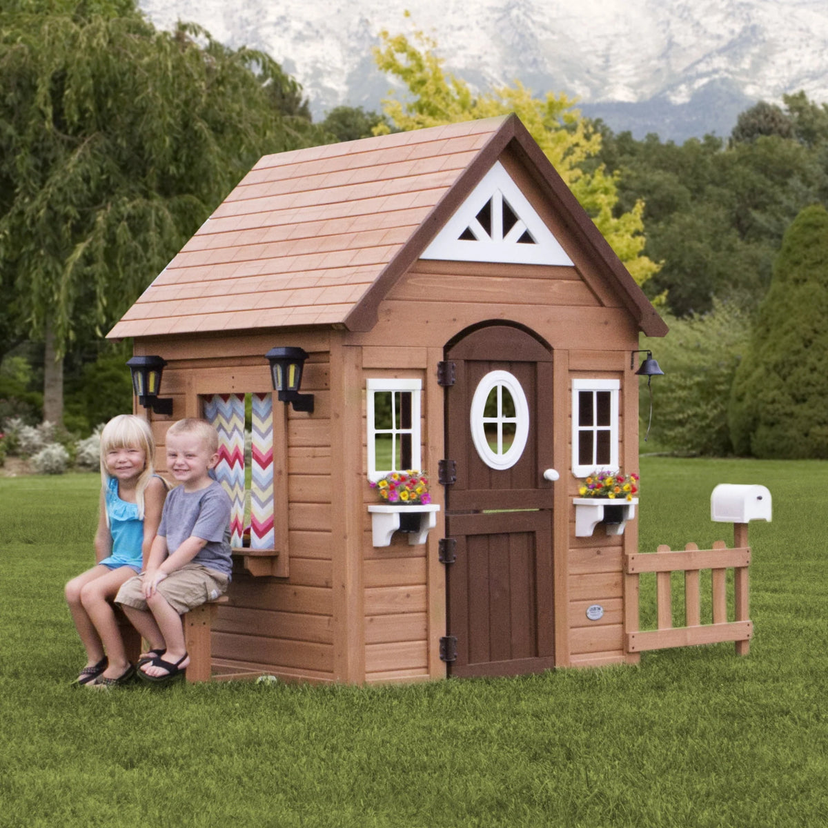 Wooden Cedar Playhouse S5645