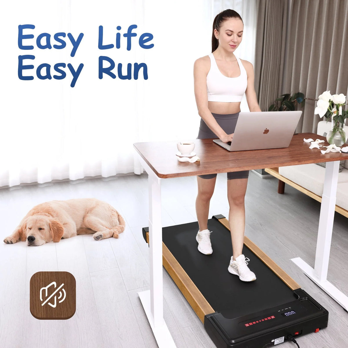 Walking Pad Treadmill 265 lbs Capacity with Remote Control T791