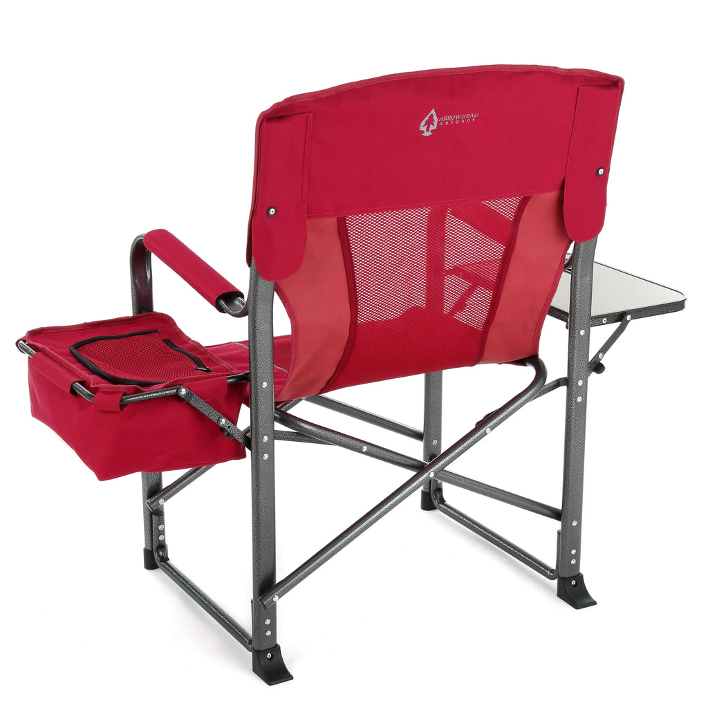 Folding Director's Chair with Side Table and Cooler W4461