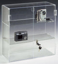 16.5 by 16.25-Inch Countertop Acrylic Display Case with 2 Shelves Q750887