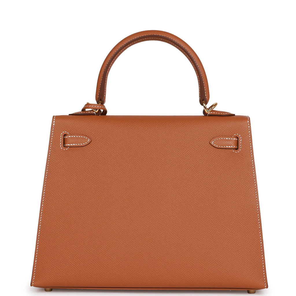 Gold Epsom Leather Handbag R8637