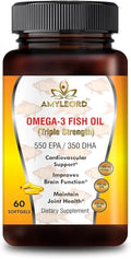 Omega 3 Fish Oil 1000mg 60 Softgels Z586488