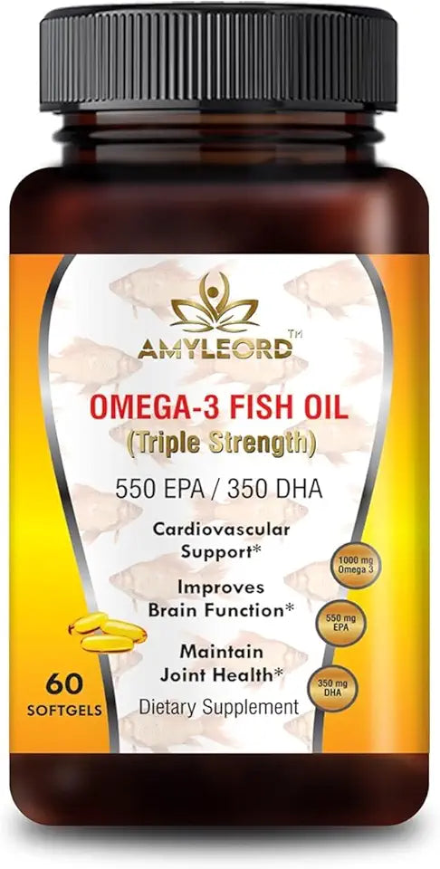 Omega 3 Fish Oil 1000mg 60 Softgels Z586488