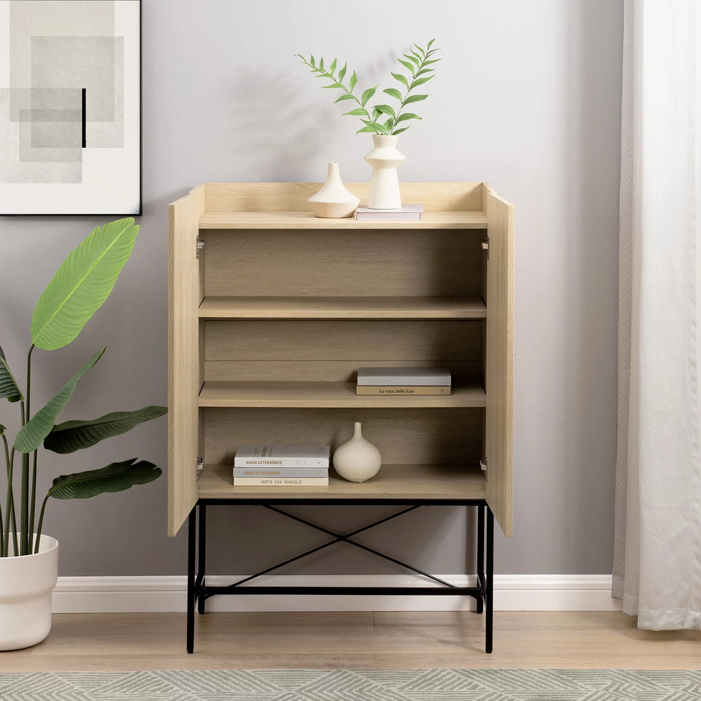 Contemporary 2-Door Accent Cabinet M15136