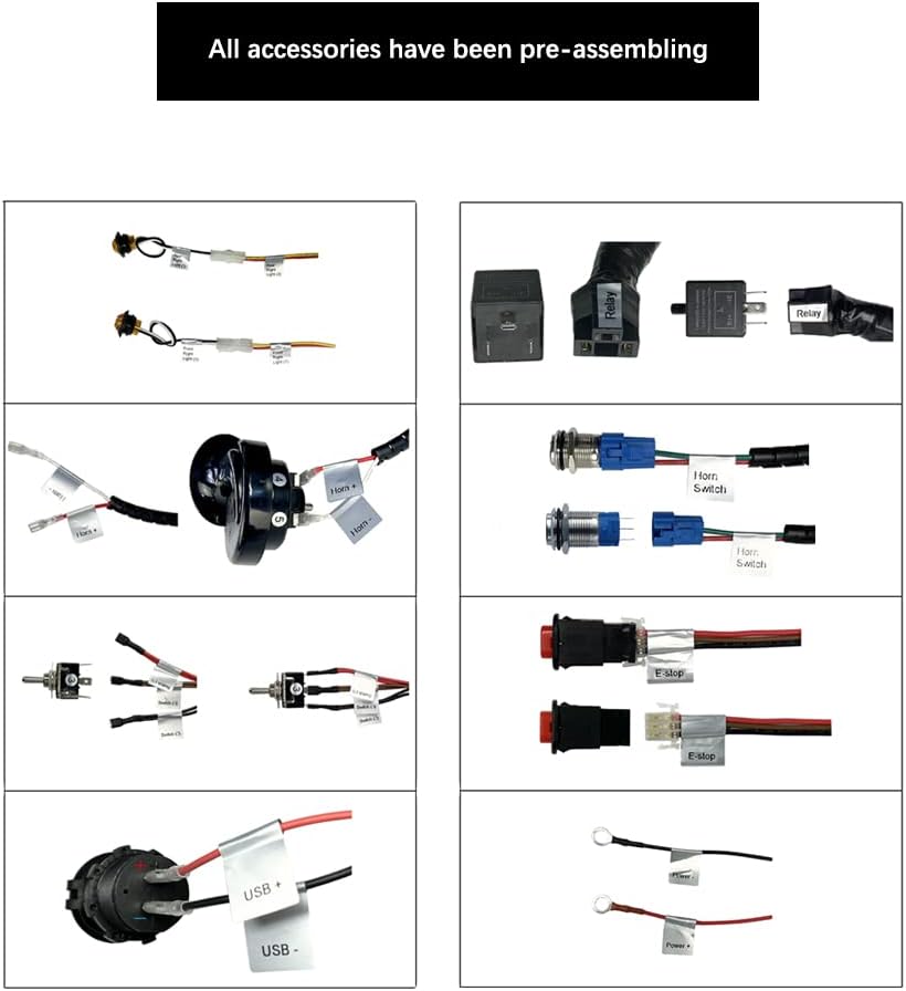 ATV/UTV Turn Signal Kit with Horn A6685