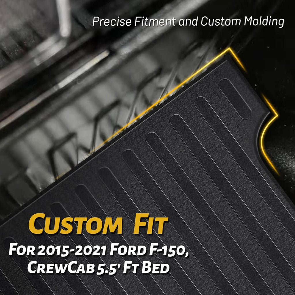 Heavy Duty Rubber Truck Bed Mat Black W557596