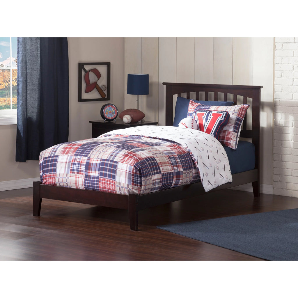 Twin XL Platform Bed with USB Charging Station L80025