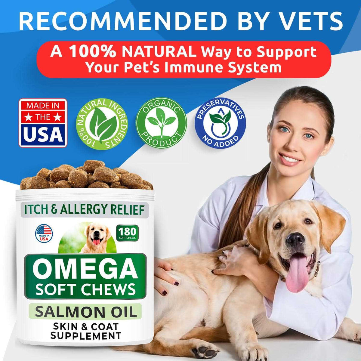 Omega Dogs Oil Pet Supplies O81054