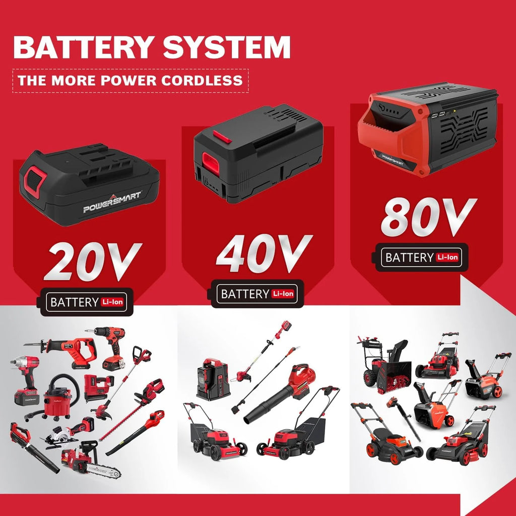 80V MAX 21 Cordless Brushless Electric Lawn Mower H76902